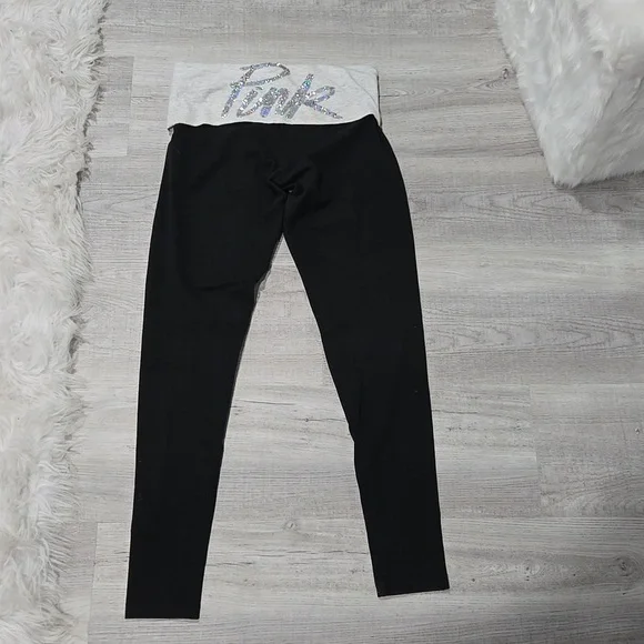 Pink by Victoria's Secret fold over leggings - Picture 1 of 5